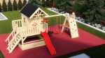 Roys Garden – Domek Drewniany Dla Dzieci z Tarasem – 01