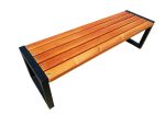 Roys Garden – ŁAWKA DREWNIANA OGRODOWA Z KONSTRUKCJA METALOWĄ – 01