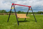 Roys Garden – Metalowa Huśtawka Ogrodowa Stojąca Saturn – 01