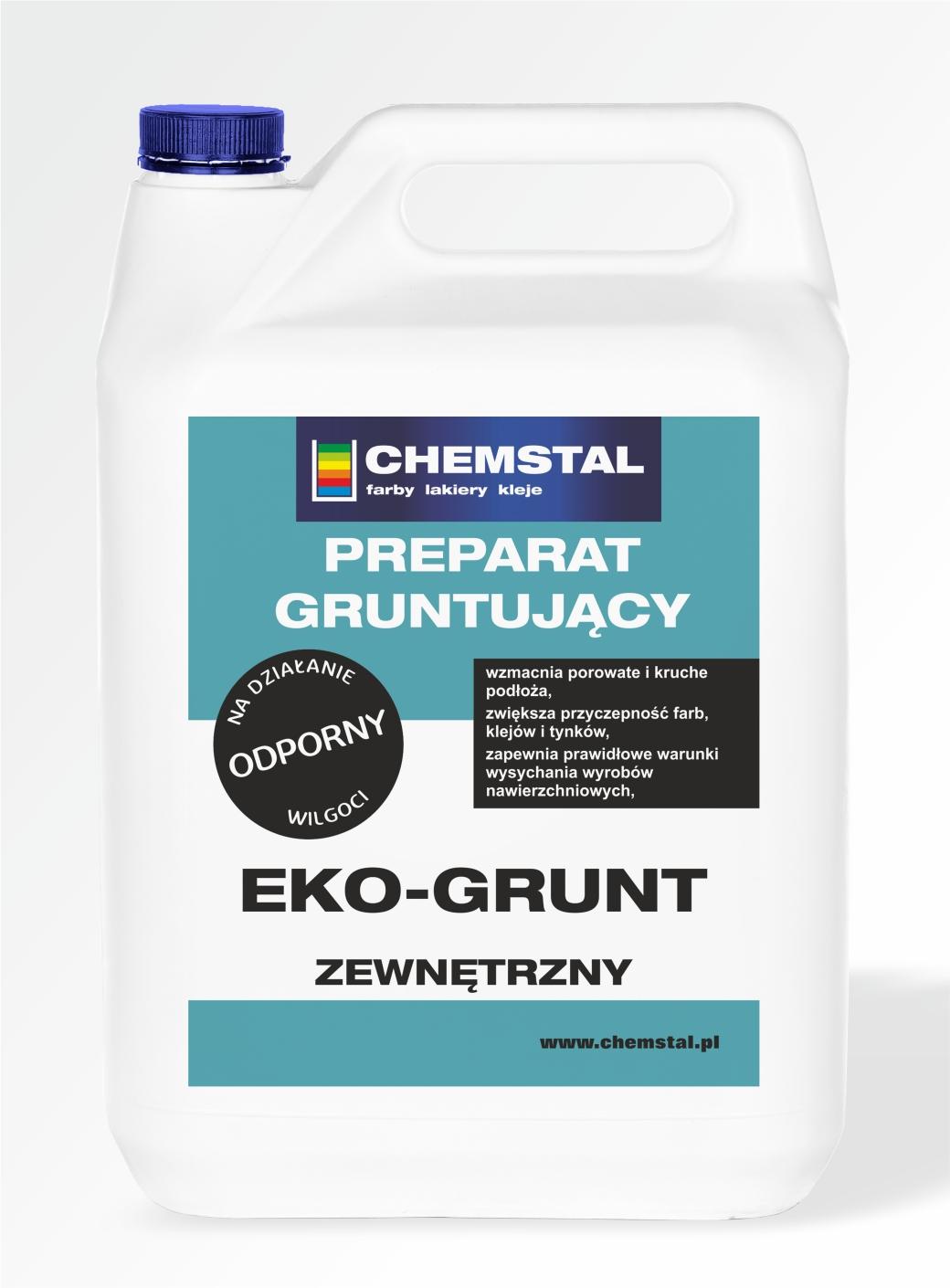 EKO-GRUNT PREPARAT GRUNTUJĄCY ZEWNĘTRZNY 5L