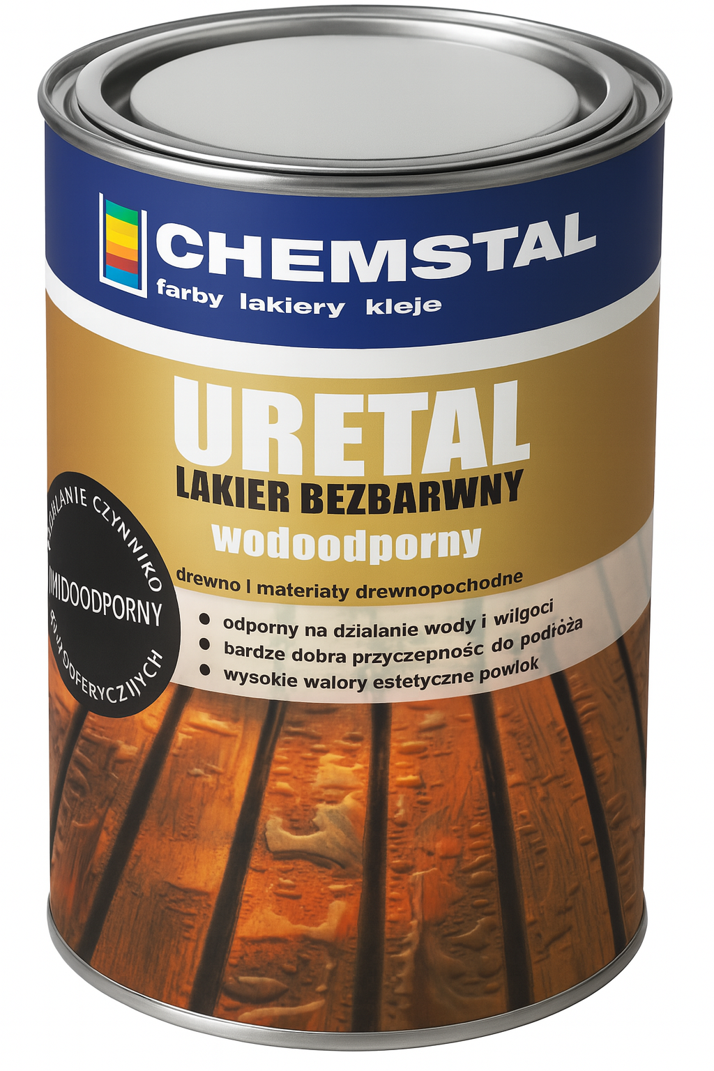 URETAL LAKIER BEZBARWNY WODOODPORNY DO MEBLI I BOAZERII MAT 5L