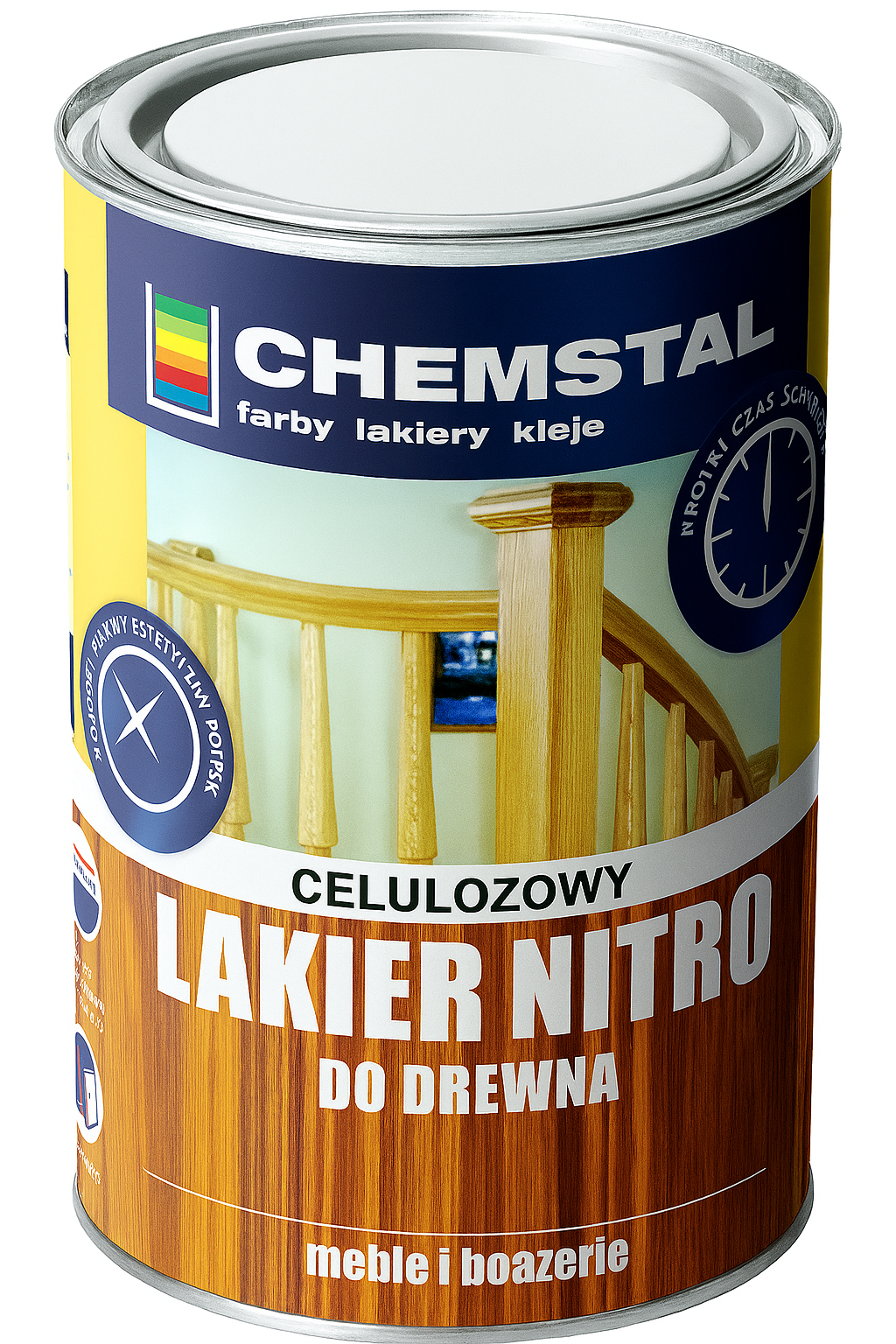 LAKIER NITRO CELULOZOWY DO DREWNA MAT 1L