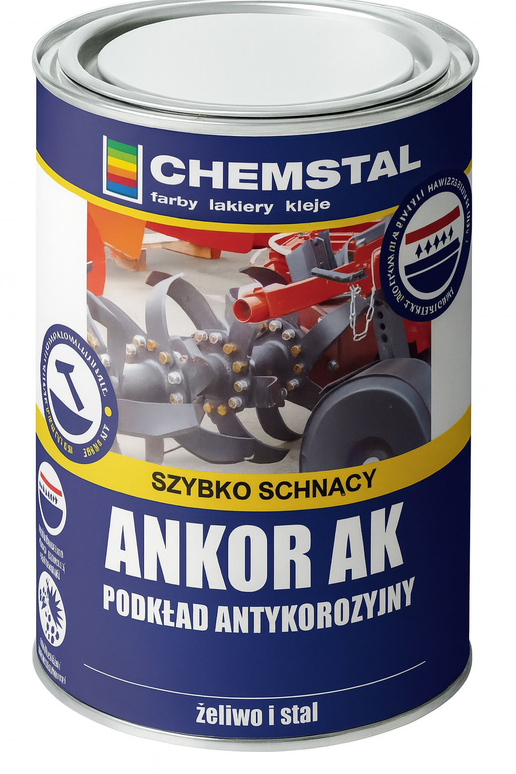 ANKOR AK PODKŁAD ANTYKOROZYJNY SZYBKOSCHNĄCY CZARNY 10L